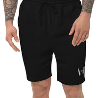 Men's Fleece Shorts with Signature Bat Ball Wicket Logo