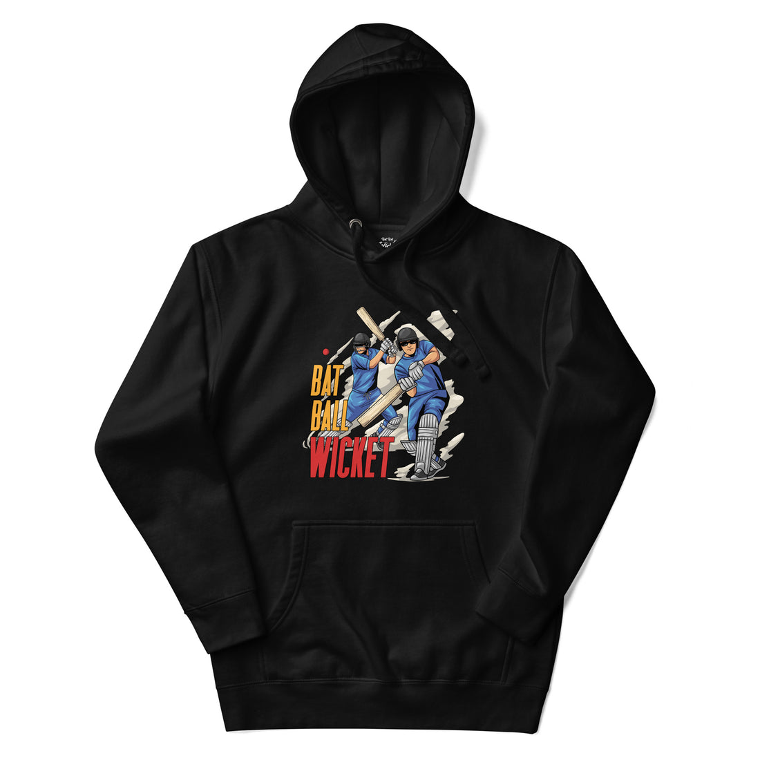 Bat Ball Wicket Cricket Graphic Hoodie