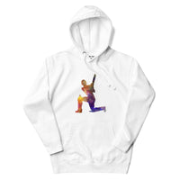 Cricket Batsmen Multicolor Silhouette Hoodie