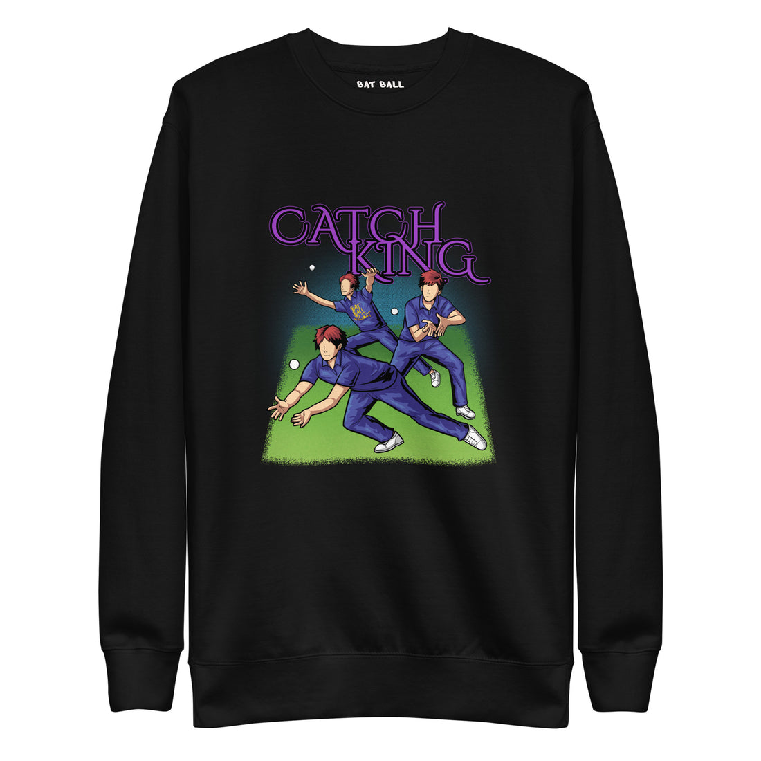 Catch King: Dynamic Graphic Design Sweatshirt