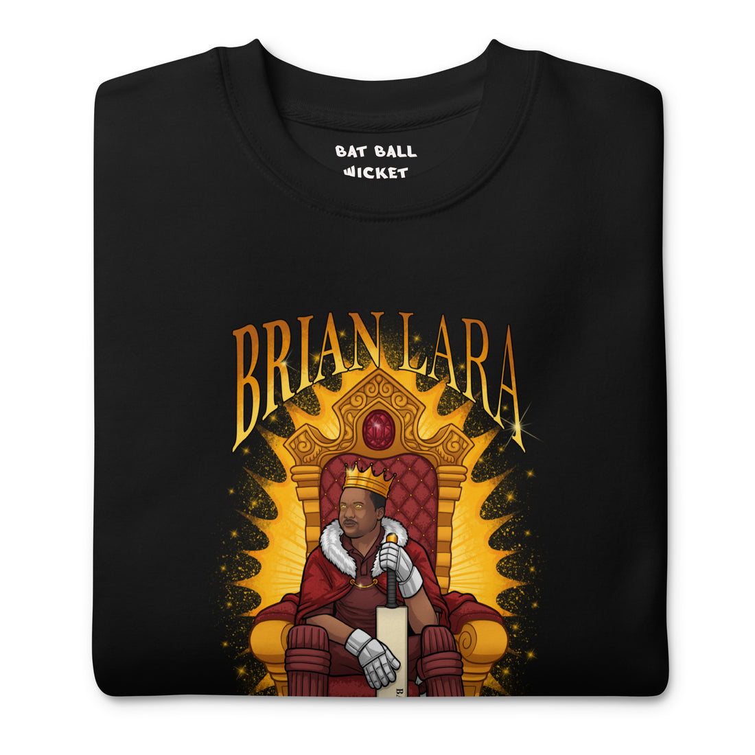 Brian Lara Legacy: Graphic Design Cricket Sweatshirt