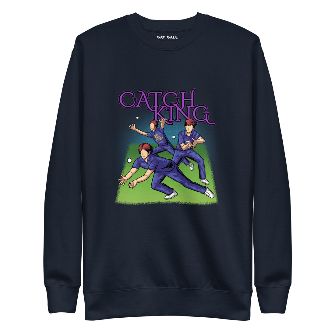 Catch King: Dynamic Graphic Design Sweatshirt