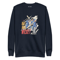 Cricket Sweatshirt: The Bat Ball Wicket Edition