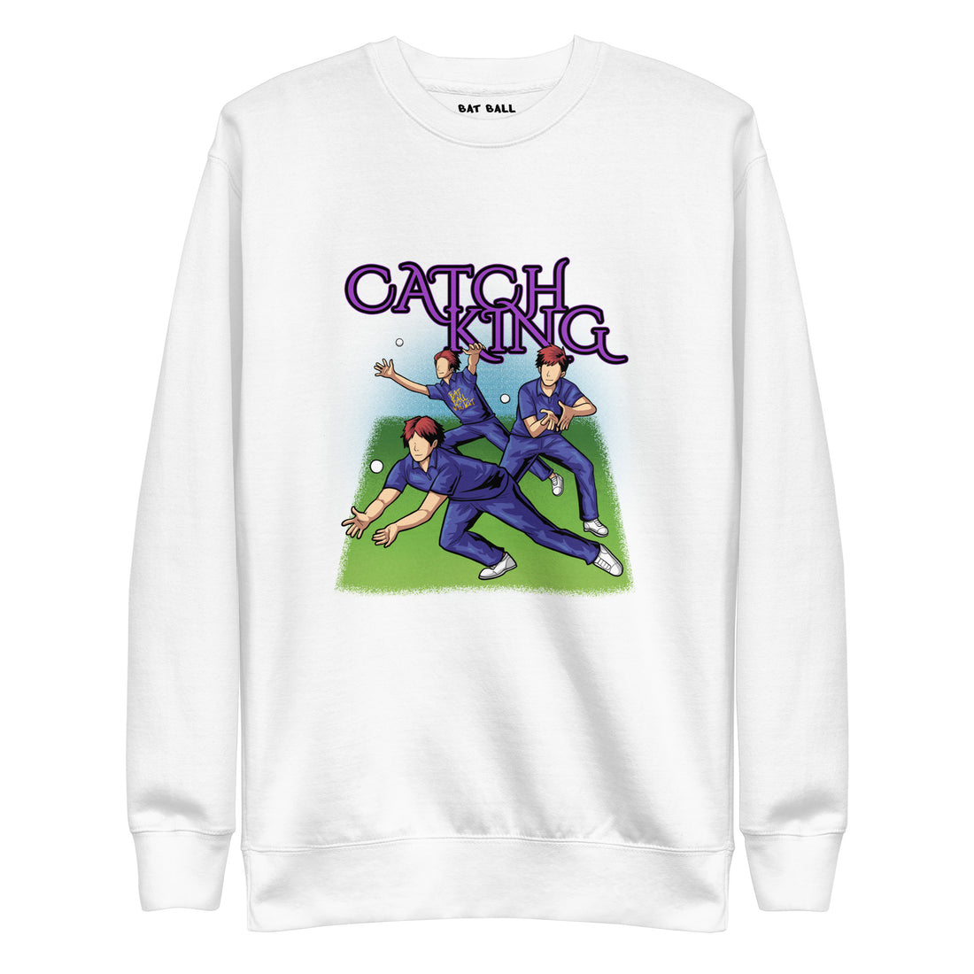 Catch King: Dynamic Graphic Design Sweatshirt