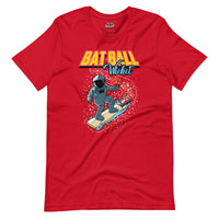 Cosmic Cricketer T-Shirt- Bat Ball Wicket Space Edition