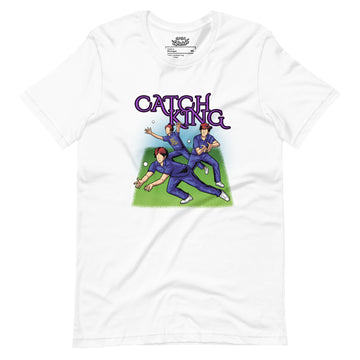Catch King Pro Cricket Tee - Athletic Field Action Edition